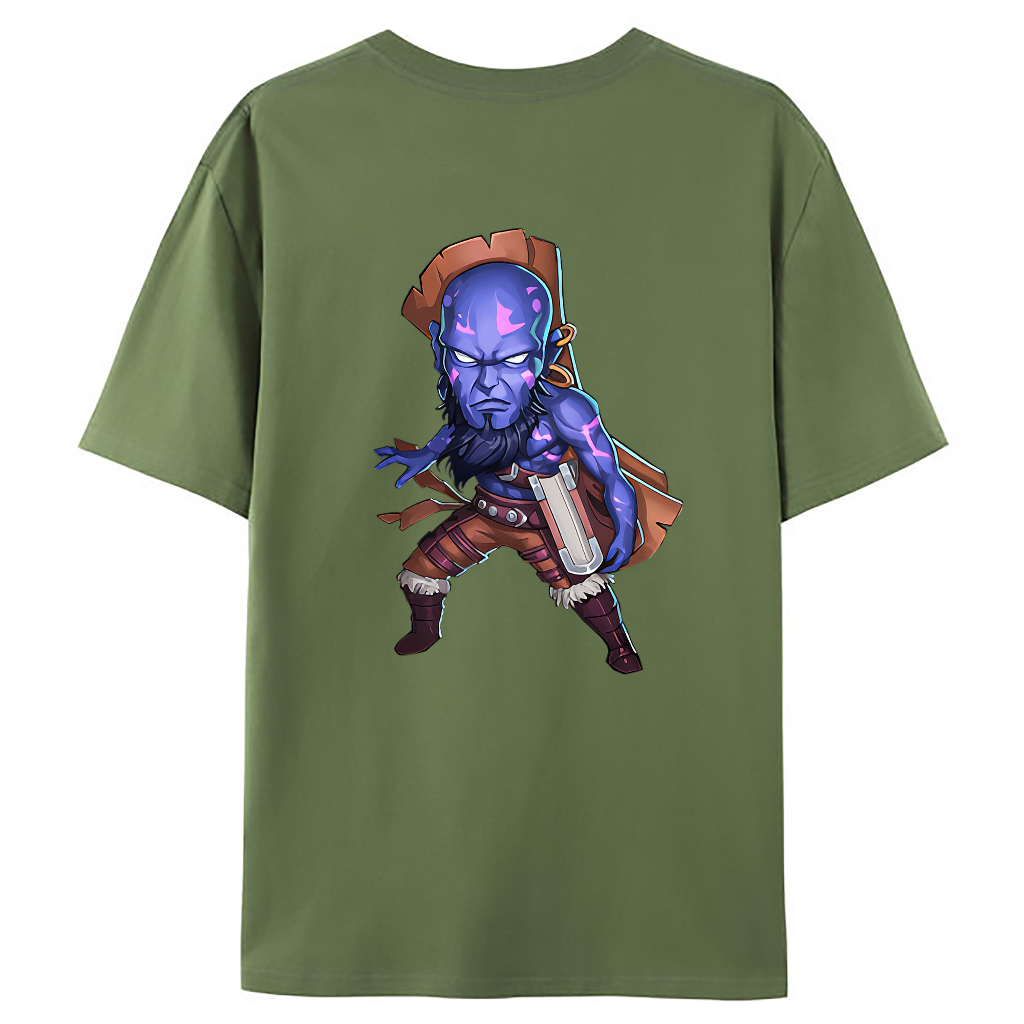 （画像用） リーグ・オブ・レジェンド League of Legends LOL 綿100％ メンズ半袖Tシャツ（バックプリント） 通気性